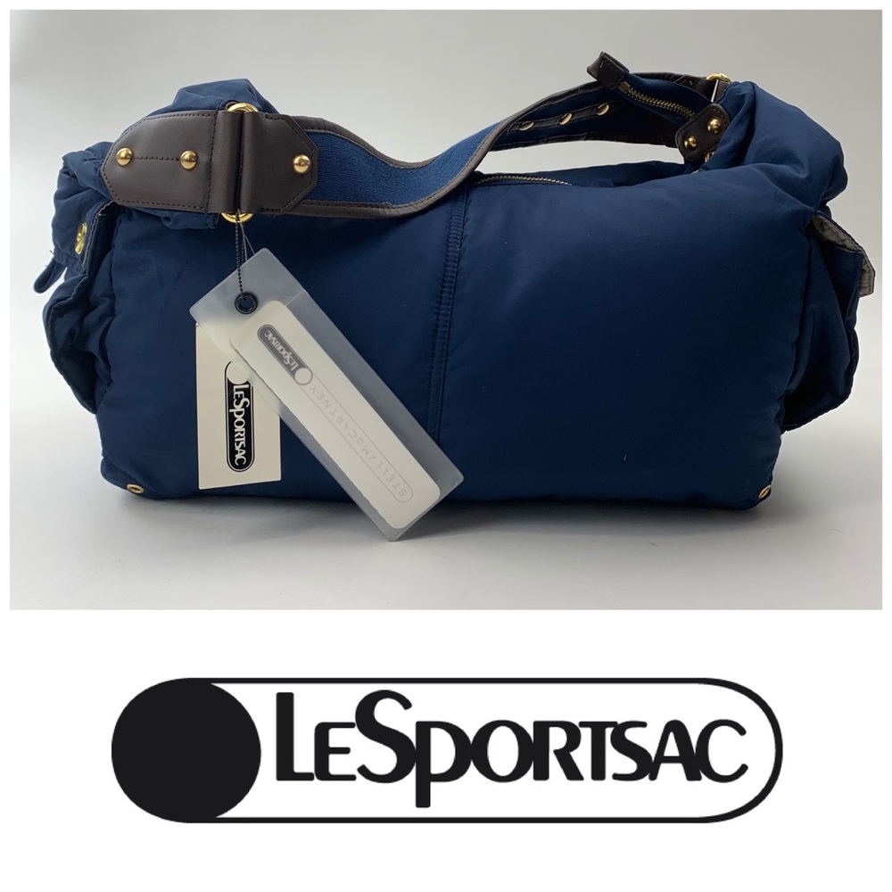 New LeSportsac Stella McCartney Blue Nylon Hobo